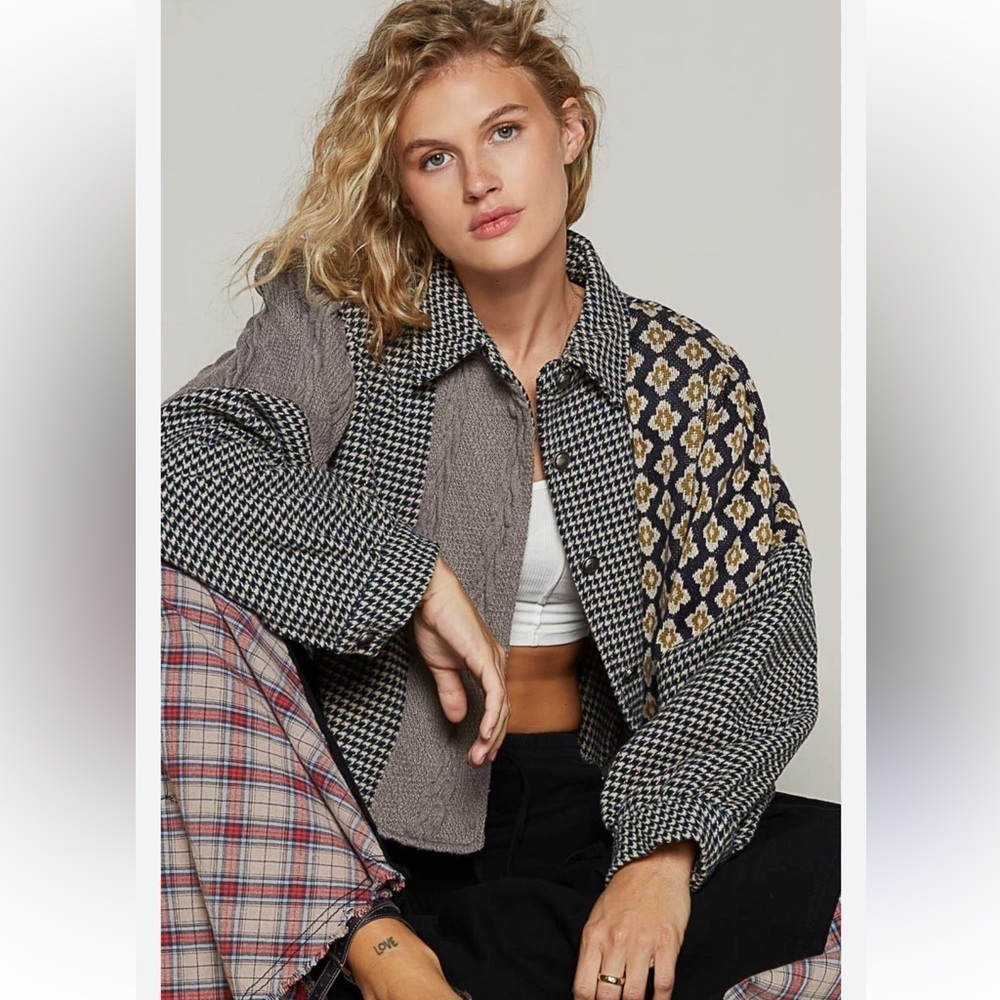NWOT POL Cropped Jacket - Picture 2 of 9